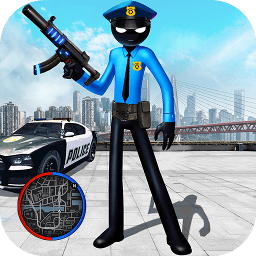 火柴人绳索警察英雄v2.0 安卓版